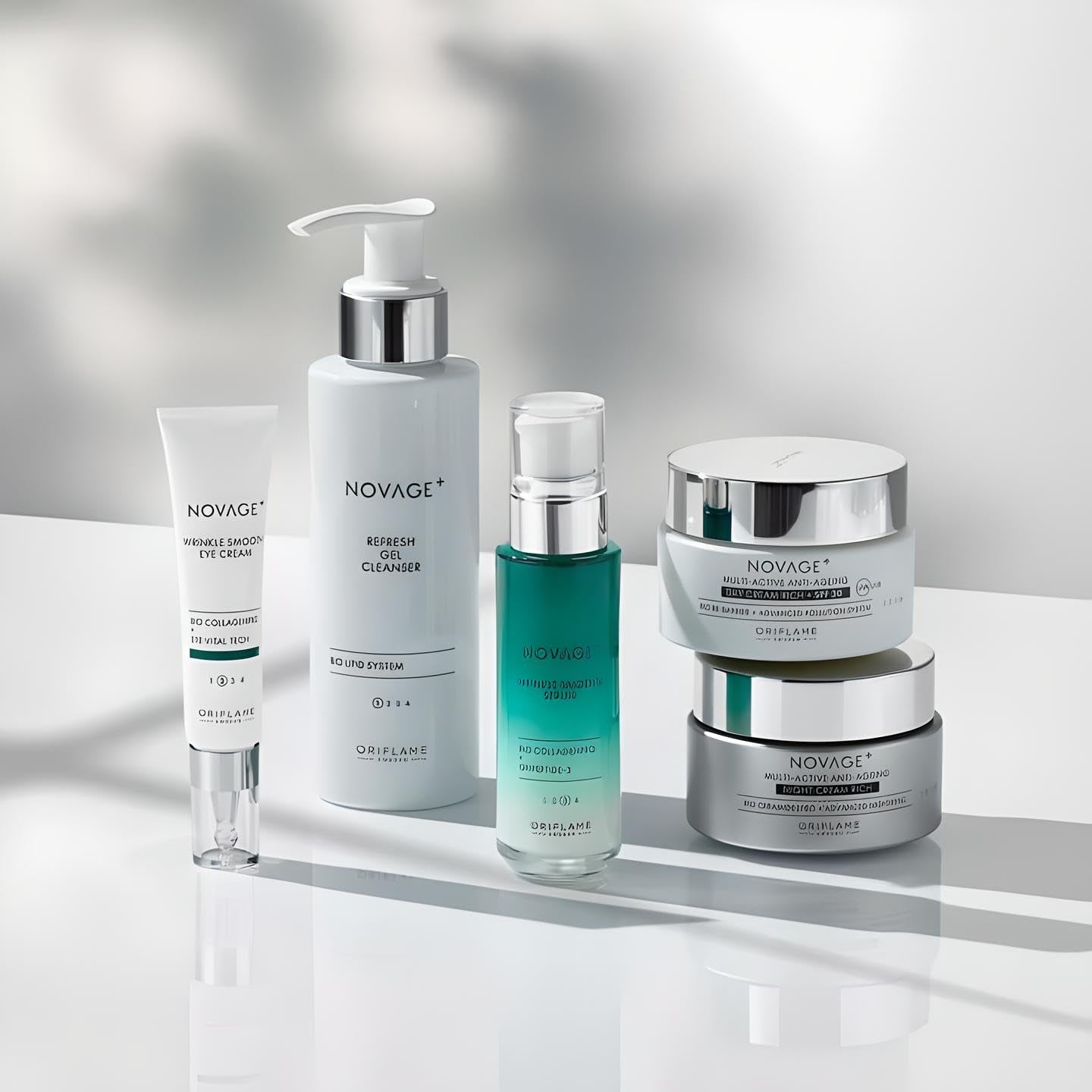 Novage Wrinkle Smooth Anti,Aging Skin Care Set (SPF15)