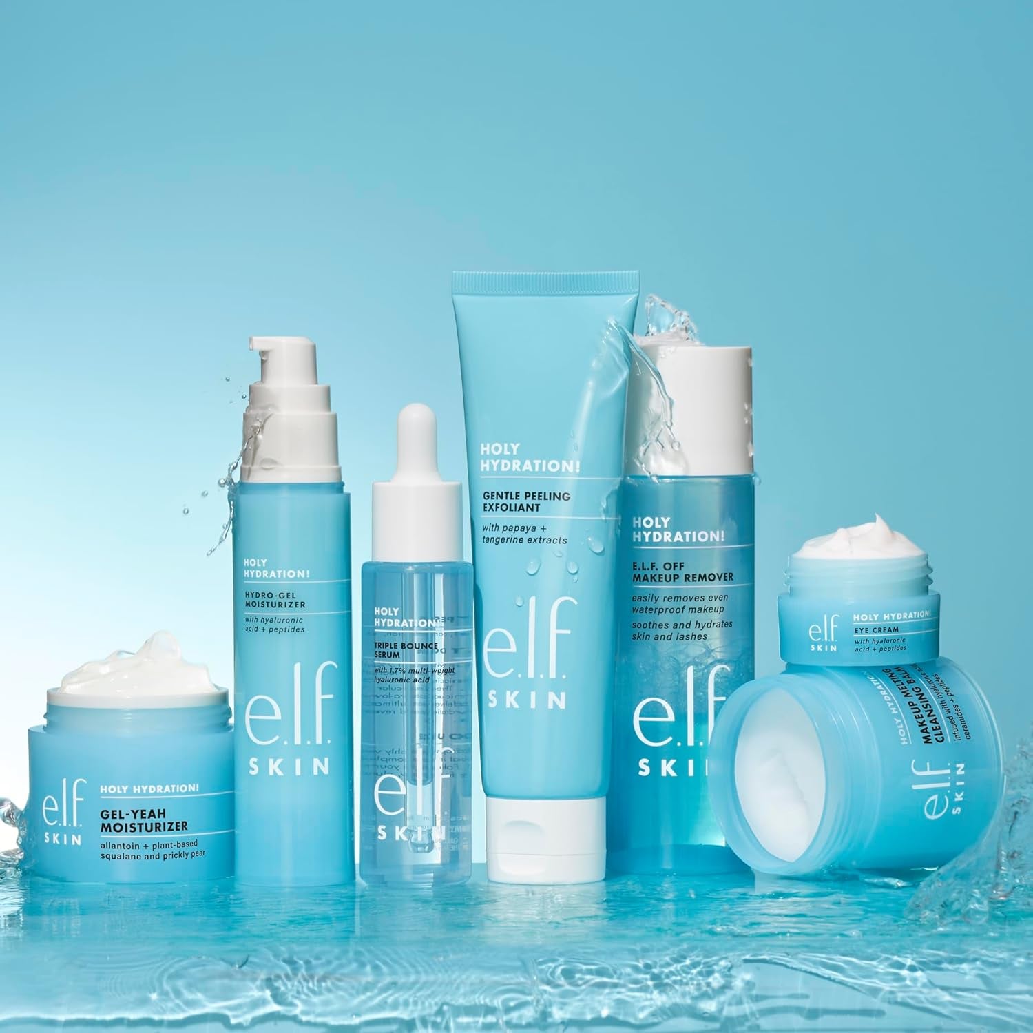E.L.F. SKIN Heilige Hydratation! Hydro-Gel Moisturizer, Hydratisiert & Befeuchtet Die Haut, Leicht & Schnell Einziehend, Vegan & Tierversuchsfrei