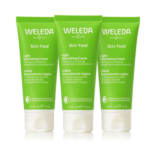 - Skin Food Light Moisturizing Cream 3-Pack - Fast-Absorbing, Ultra-Hydrating Formula with Sunflower Oil and Pansy Extract