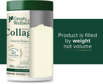 Collagen Peptides Powder – Supports Skin, Hair, Nails, Joints & Digestion – Hydrolyzed, Quick Dissolve, Non-Gmo, Keto & Kosher – Pure Collagen Protein (10 Oz, 14 Servings)