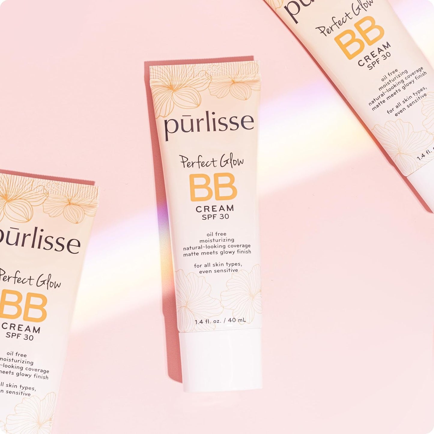 Perfect Glow BB Cream SPF 30 - Luminous Matte Tinted Moisturizer with SPF - Korean Skin Care Formula with Goji & Hawthorn Berry to Hydrate, Brighten & Even Skin - Fair (1.4 Oz)