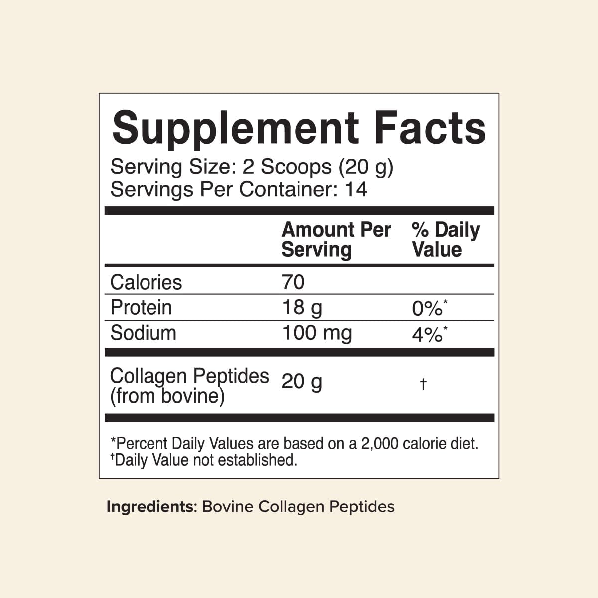 Collagen Peptides Powder – Supports Skin, Hair, Nails, Joints & Digestion – Hydrolyzed, Quick Dissolve, Non-Gmo, Keto & Kosher – Pure Collagen Protein (10 Oz, 14 Servings)