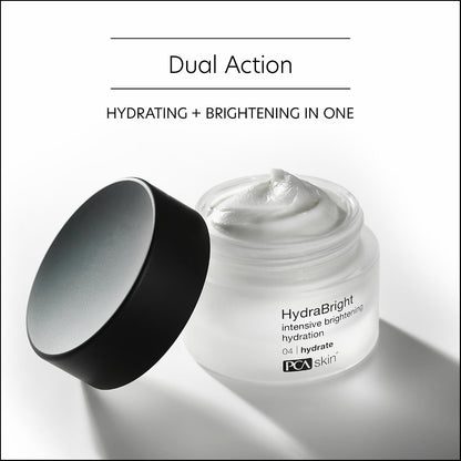 PCA SKIN Hydrabright Moisturizer - Facial Skin Care Products, Hydrating Brightening Cream with Squalane, Niacinamide - 1.69 Oz Jar
