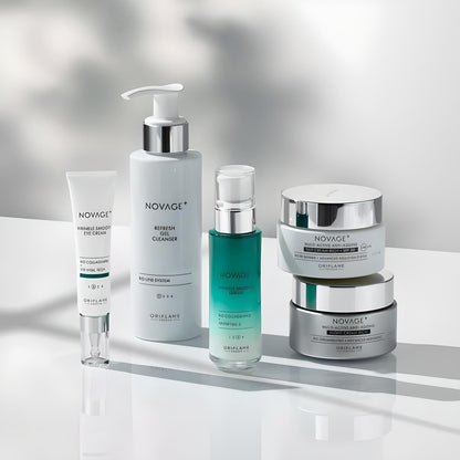Novage Wrinkle Smooth Anti,Aging Skin Care Set  (SPF15)